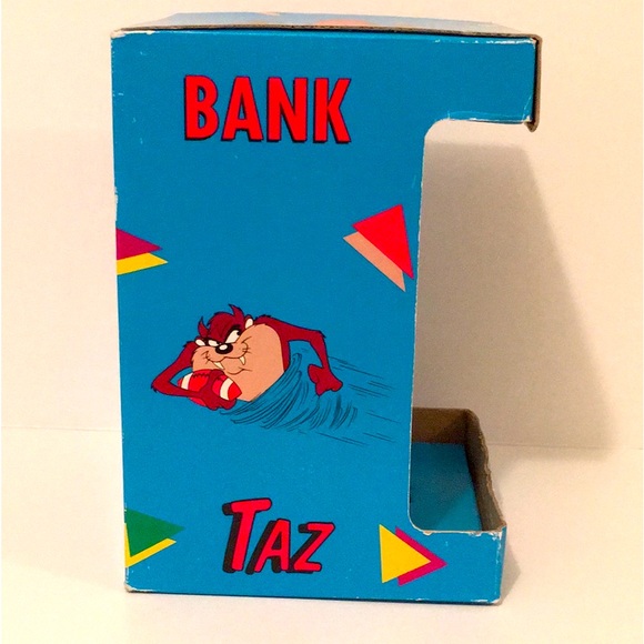 Warner Bros. Looney Toons Tazmanian Bank. NWT - Picture 6 of 6
